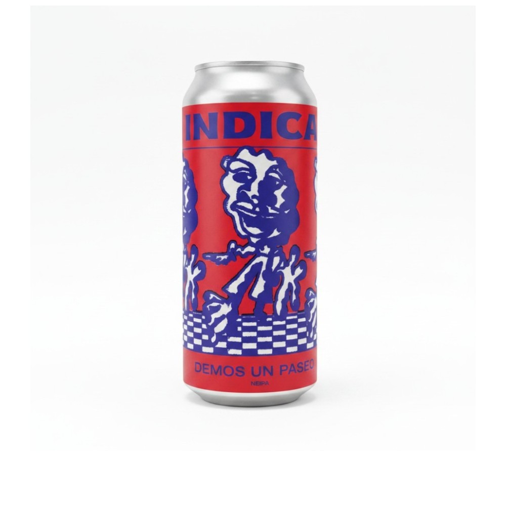 CERVEZA ARTENANAL INDICA NEIPA DEMOS UN PASEO 