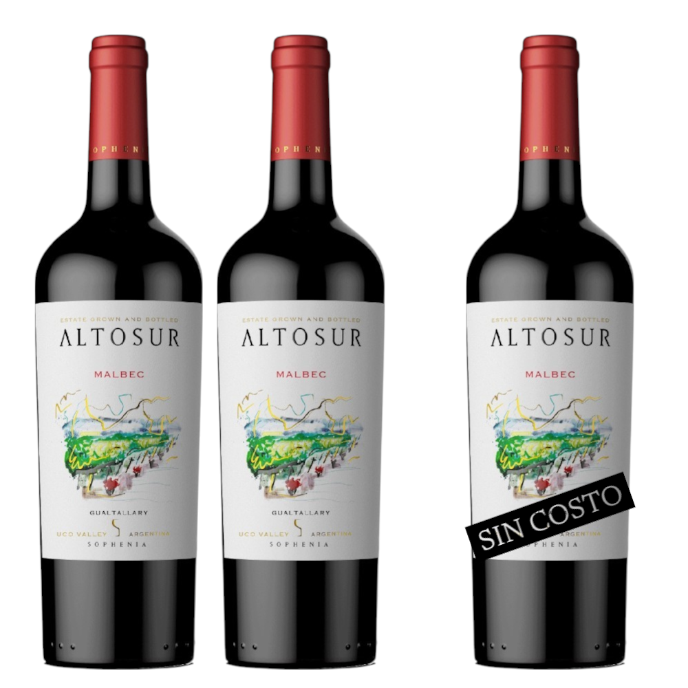 ALTOSUR MALBEC PROMOCION 3X2