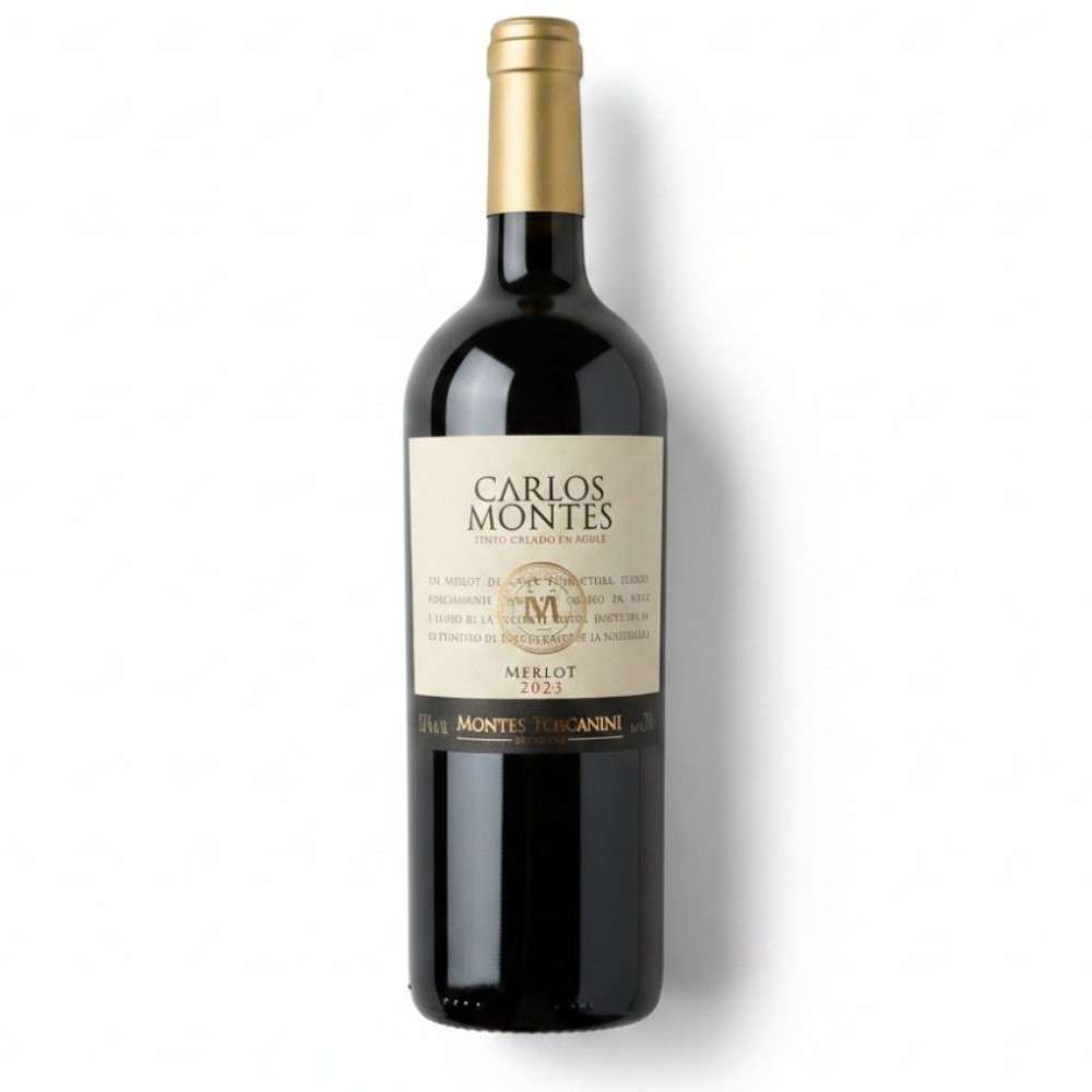 VINO CARLOS MONTES MERLOT MONTES TOSCANINI