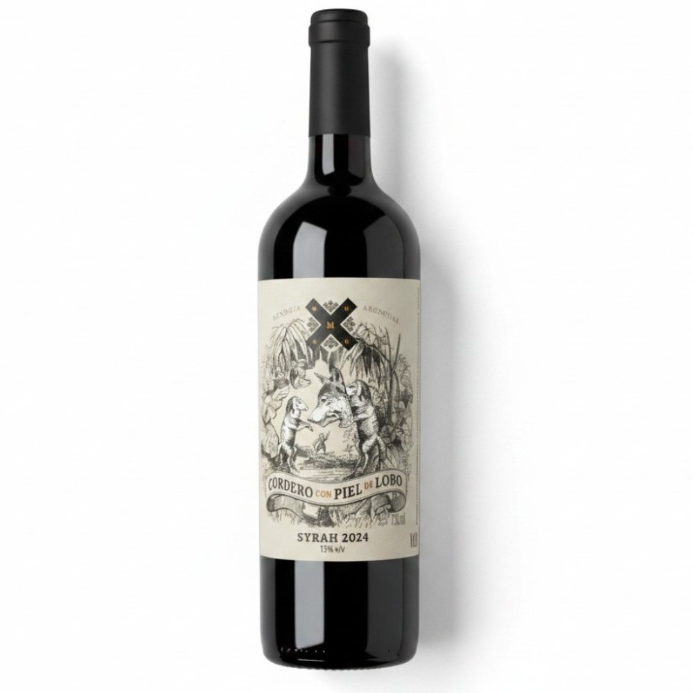 VINO CORDERO CON PIEL DE LOBO SYRAH 