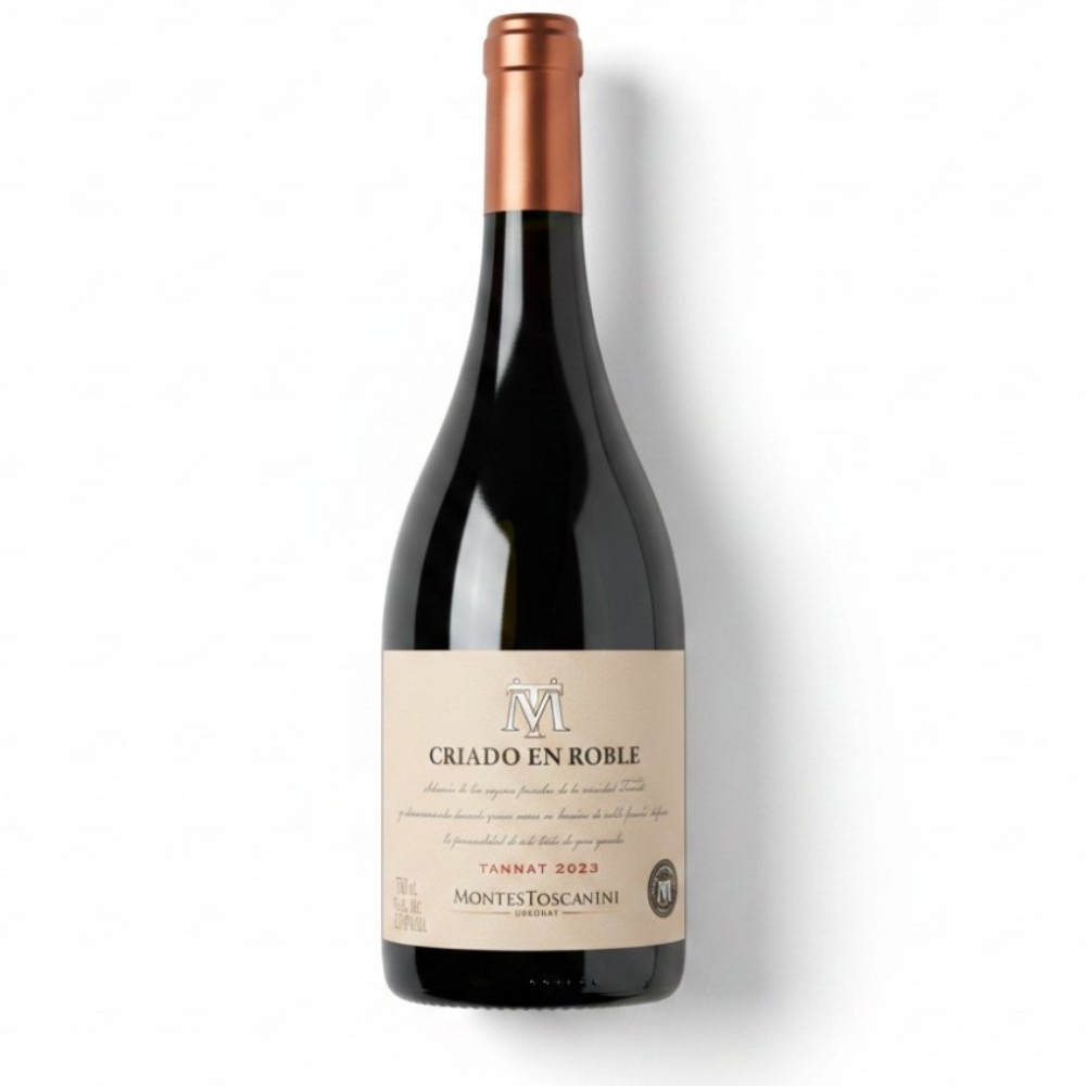 VINO CRIADO EN ROBLE TANNAT MONTES TOSCANINI