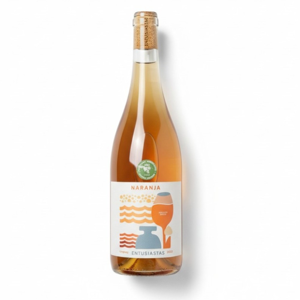 VINO ENTUSIASTAS NARANJA FAMILIA DARDANELLI SIN SULFITOS