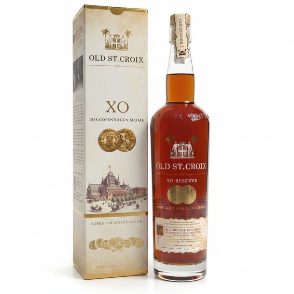 RON OLD ST. CROIX XO RESERVE COPENHAGEN 700ML + 2 Vasos degustaci�n.