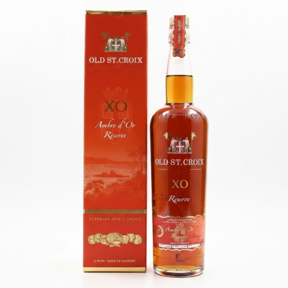 RON OLD ST.CROIX XO RESERVE AMBRE 700ML + 2 COPAS