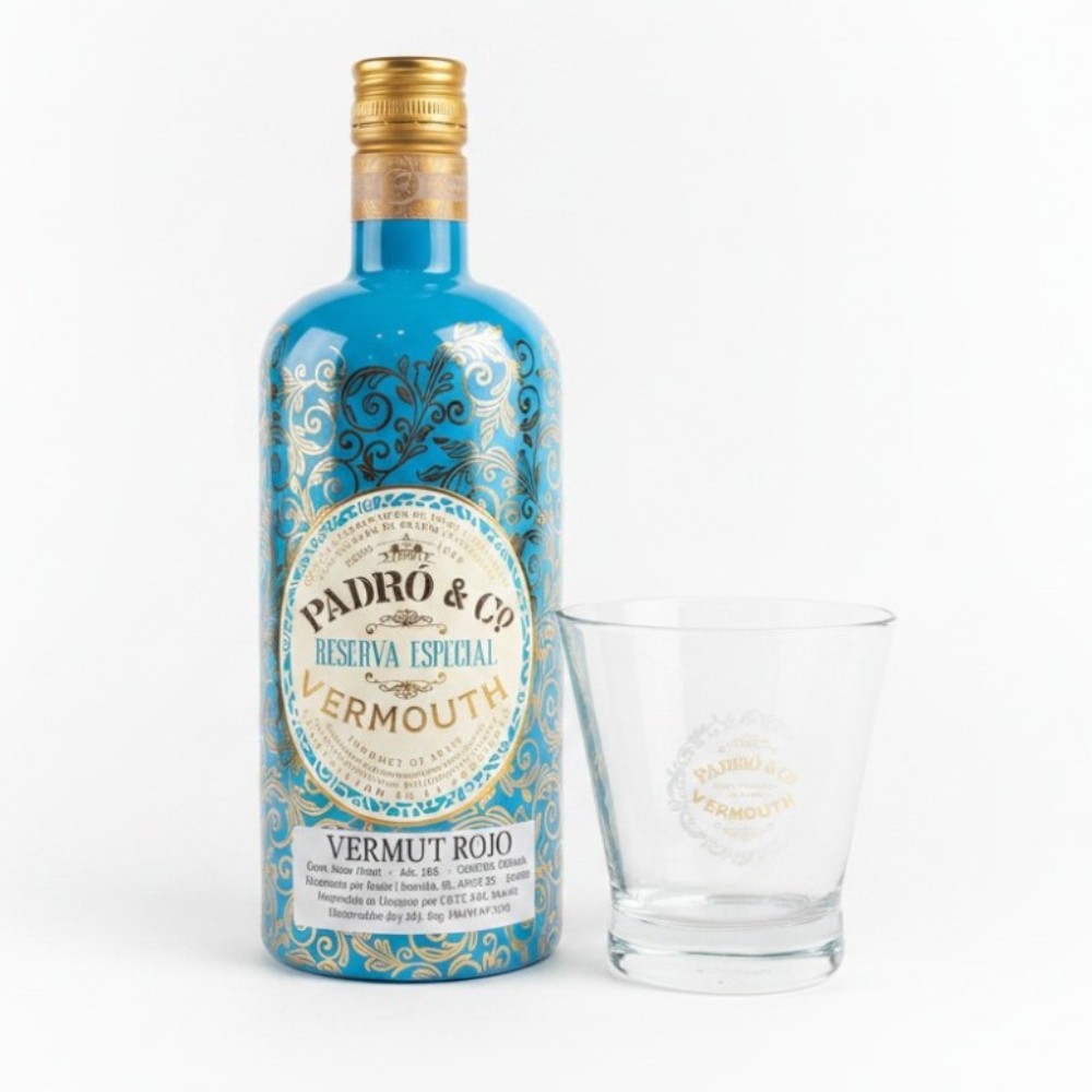 VERMOUTH PADR� & CO RESERVA ESPECIAL ROJO C/VASO 750ML