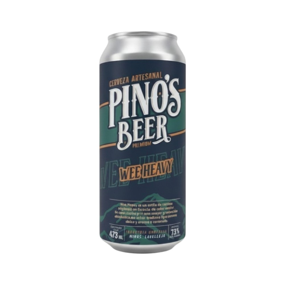 CERVEZA ARTESANAL PINOS BEER WEE HEAVY 473 ML