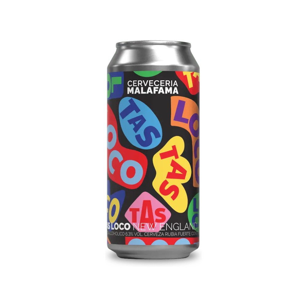 CERVEZA MALAFAMA TAS LOCO NEW ENGLAND IPA