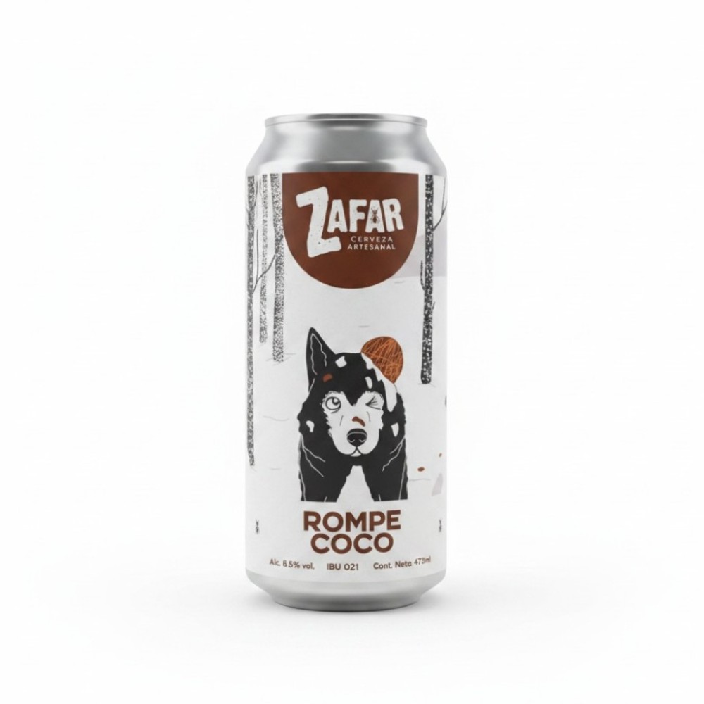 CERVEZA ZAFAR BREWING COCO PORTER