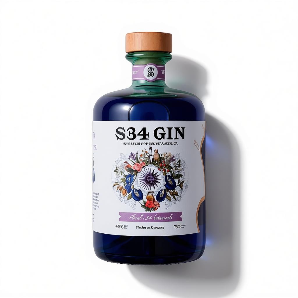 GIN SUR 34 EDICION FLORAL 750ML
