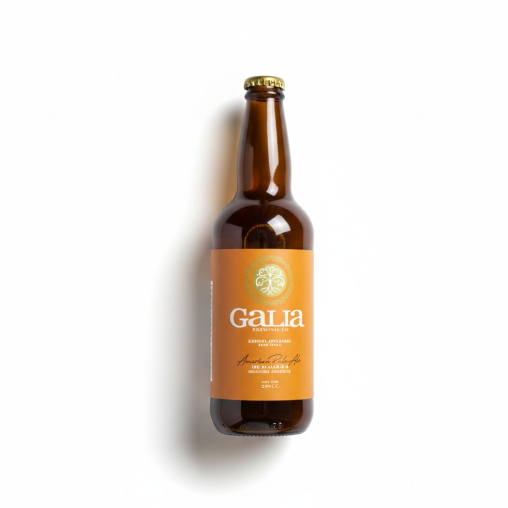 CERVEZA ARTESANAL GALIA BREWING AMERICAN PALE ALE 500ML