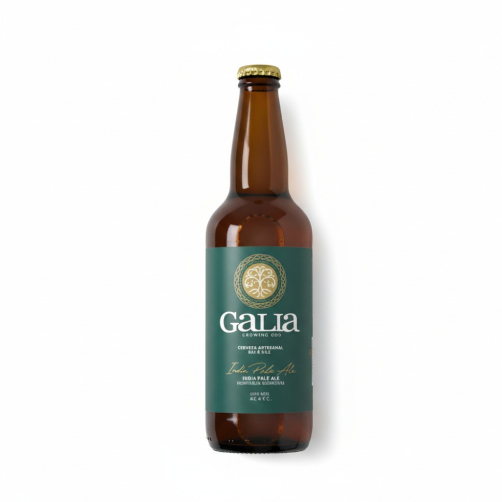 CERVEZA ARTESANAL GALIA BREWING INDIA PALE ALE 500ML