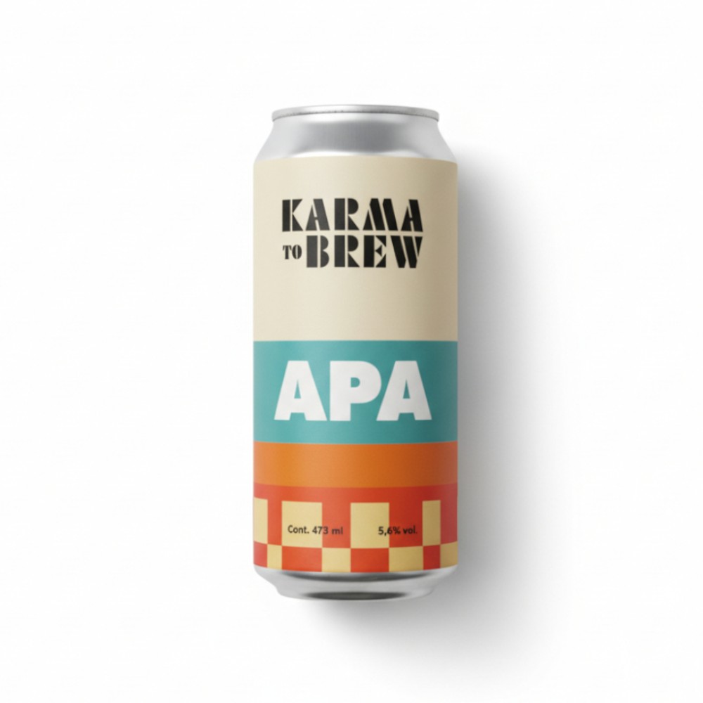 CERVEZA ARTESANAL KARMA APA 473ML