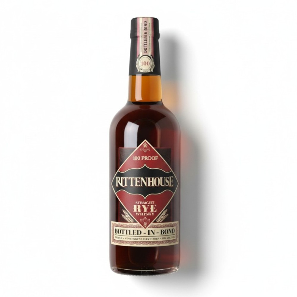 BOURBON WHISKY RYE RITTENHOUSE STRAIGHT (CENTENO) 50%