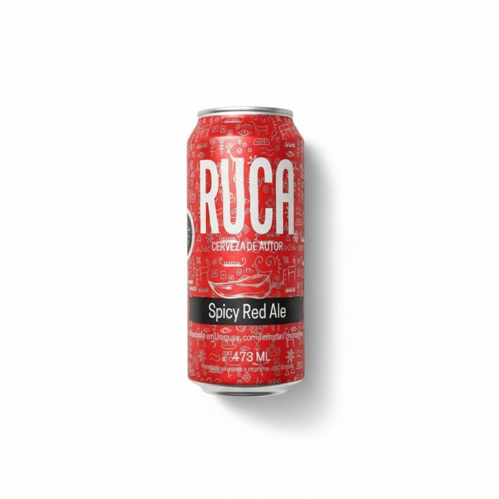CERVEZA ARTESANAL RUCA SPICY RED ALE 473ML